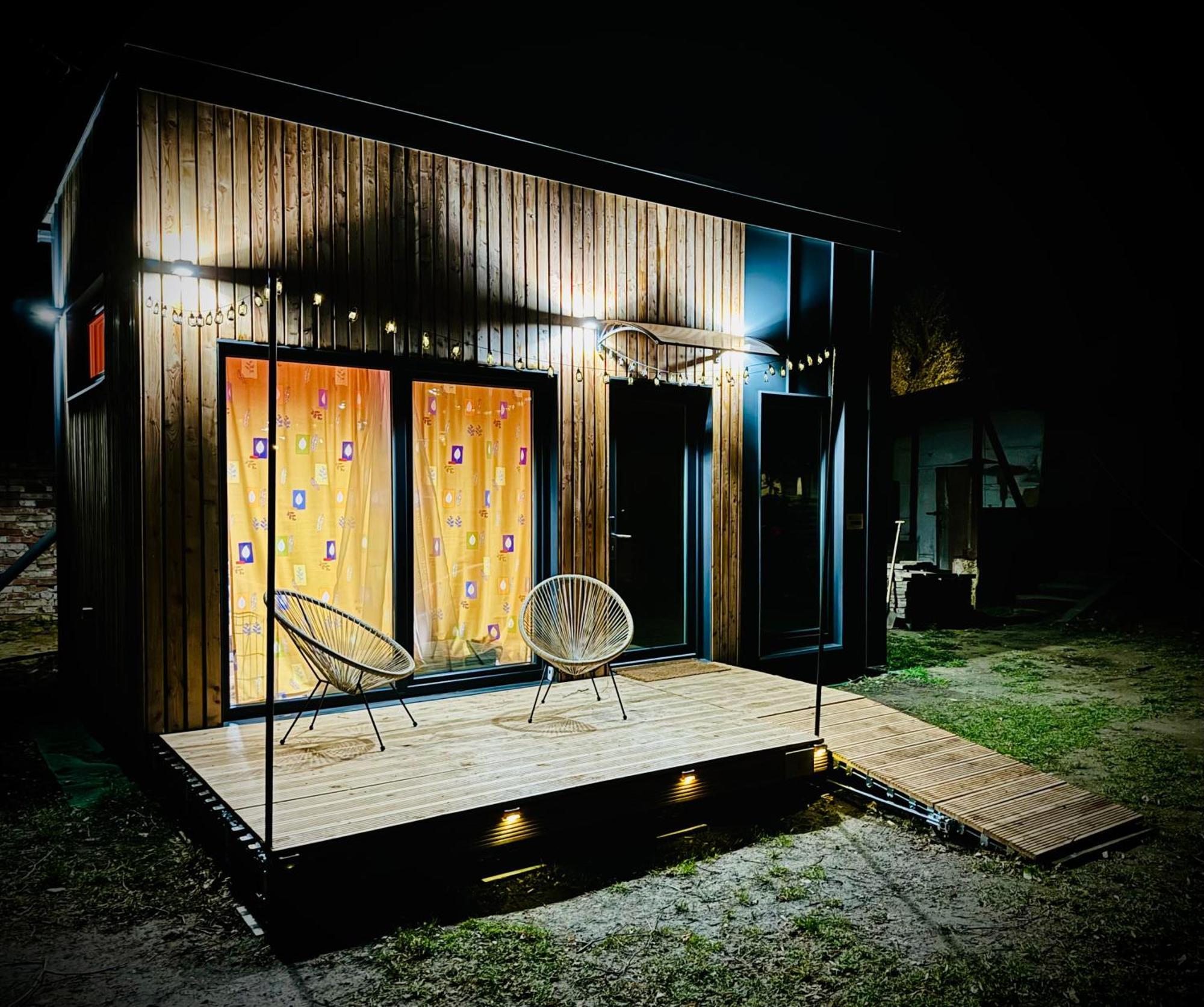 Tiny House Baraczek Brno-Jundrov, Ulice Veslarska公寓 外观 照片