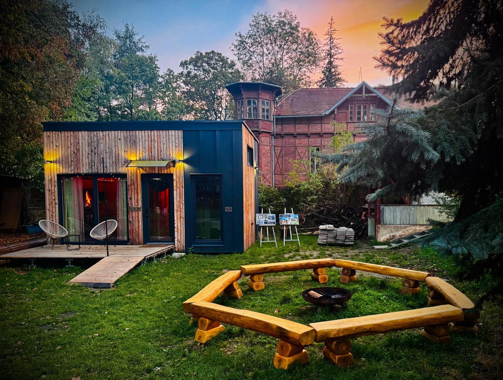 Tiny House Baraczek Brno-Jundrov, Ulice Veslarska公寓 外观 照片
